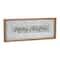 White Galvanized Merry Christmas Hanging Wall Décor